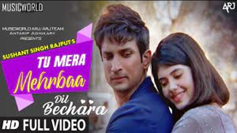 Dil Bechara Song - Mehrbaa | Sushant Singh Rajput | Sanjana Sanghi | Hindi Song | #DilBecharaSong