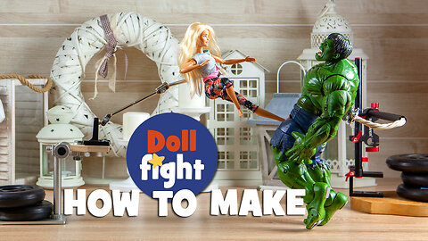 HOW TO MAKE: Barbie vs Hulk. Mortal Kombat. Stop Motion Animation