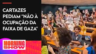 Partidos de esquerda protestam contra Israel em comissão na Câmara dos Deputados