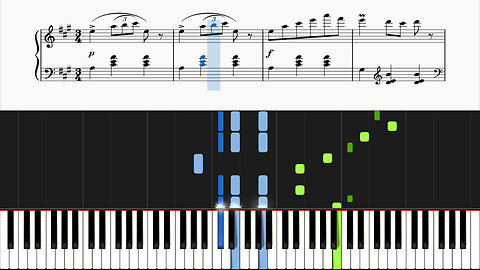 F. Schubert - 12 Grazer Waltzer, D. 924, Op. 91, No. 10 (Piano Tutorial)