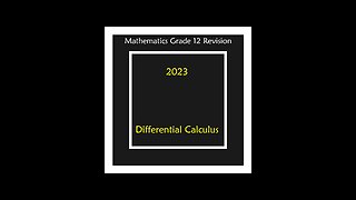 Differential Calculus Question 2 Grade 12 Mathematics Revision