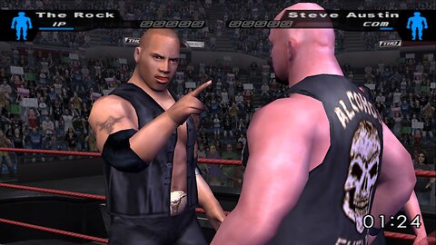 Hollywod Rock (1p) vs Stone Cold | Can i beat Steve in legend mode | WWE HCTP | PCSX2 gameplay