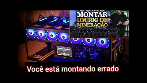 Como montar um Rig de mineração( sem correr riscos) principalmente de incêndio