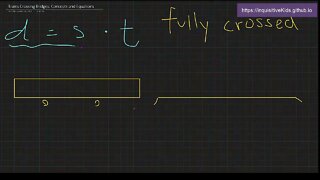 Trains Crossing Bridges: Concepts and Equations