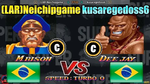 Super Street Fighter II Turbo: New Legacy ((LAR)Neichipgame Vs. kusaregedoss6) [Brazil Vs. Brazil]