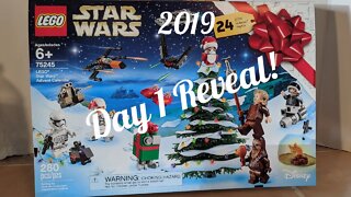 LEGO STAR WARS 2019 ADVENT CALENDAR (75245) REVIEW - DAY 1 REVEAL!