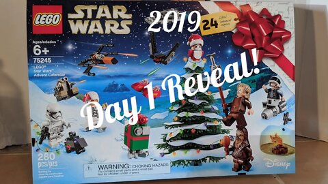 LEGO STAR WARS 2019 ADVENT CALENDAR (75245) REVIEW - DAY 1 REVEAL!