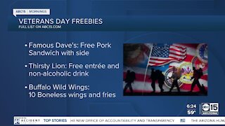 The BULLetin Board: Veterans Day freebies