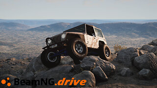 BeamNG.drive | Ibishu Hopper | Rock crawling in Johnson Walley