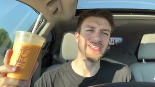 McDonalds NEW Peach Passionfruit Smoothie review
