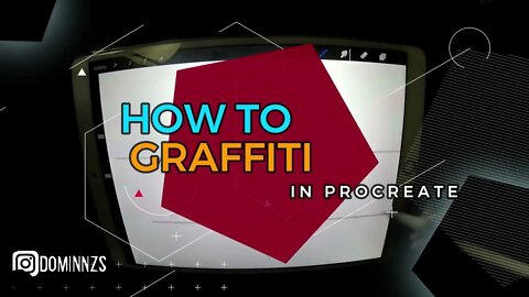 HOW TO MAKE GRAFFITI ON PROCREATE