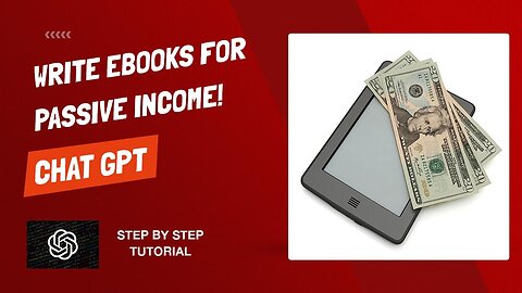Create and Sell Ebooks with ChatGPT: Ultimate Guide to Passive Income | Tutorial