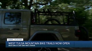 West Tulsa mountain bike trails now open