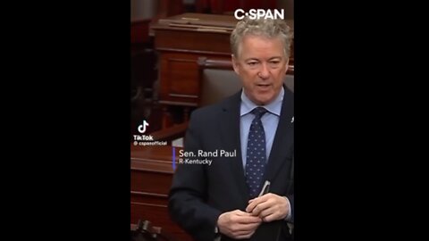 Sen. Rand Paul - senate sending more money to Ukraine than the Marine Corp.