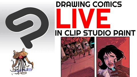 Talking about Clip Studio Paint While Drawing Live!
