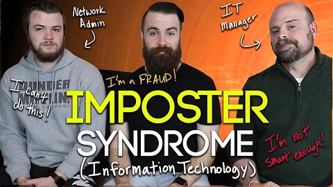 Fighting IMPOSTER SYNDROME in Information Technology - Network Engineer | System Engineer | CCNA