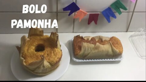 Bolo Pamonha na Palha do Milho Cremoso, Diferente e Delicioso- Sem Glutem -Especial Festa Junina!!