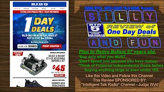 20230308 Wednesday BIG 5 Sporting REVIEW of One Day Deals Today by Fan of ODD Bargains Good Savings