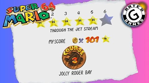 Through the Jet Stream | Jolly Roger Bay 6⭐| Super Mario 64