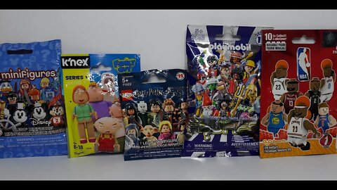 Harry Potter Lego Figure, Disney Lego, Playmobil, K'Nex Family Guy & NBA OYO toy opening & review