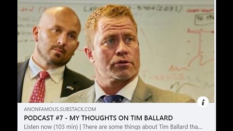 MY THOUGHTS ON TIM BALLARD - SHARE