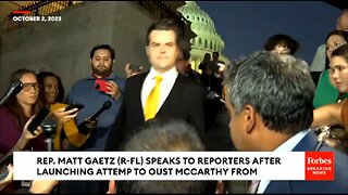 Matt Gaetz Press Conference on Capitol Steps