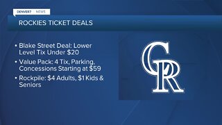 Money Saving Monday: Rockies ticket deals