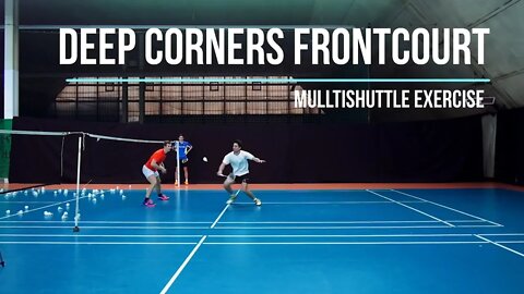 Badminton Exercise - Deep Corners Frontcourt featuring Tobias Wadenka