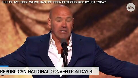 🚨 Dana White Delivers Speech at the RNC 🇺🇸