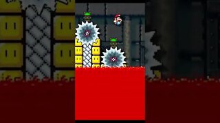 LAVA! Fast and technical Super Expert #speedrun in #supermariomaker2 | #nintendoswitch #shorts