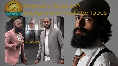 Blues Background Music for focus work and philandry | 1.2 Hours