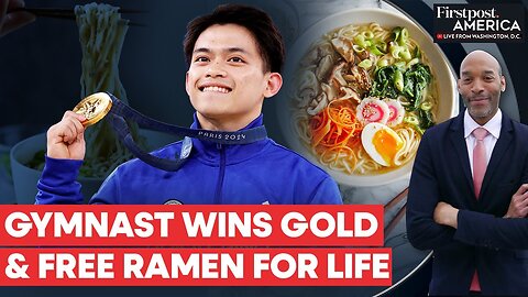 Filipino Gymnast Carlos Yulo Wins Double Gold, Gets Free Ramen for Life | Firstpost America | VYPER