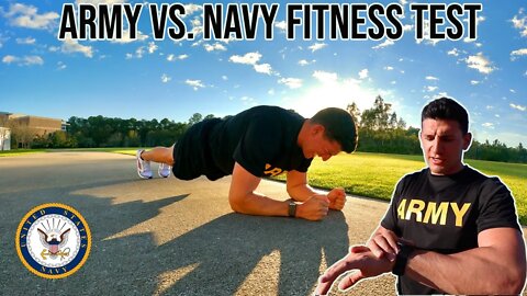 US Army Soldier Takes On the NEW US Navy Fitness Test