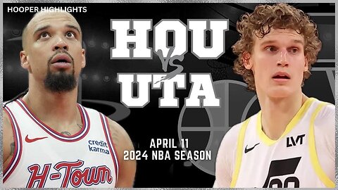 Houston Rockets vs Utah jazz game highlights 11 April 2024