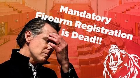 Mandatory Firearm Registration is Dead!!