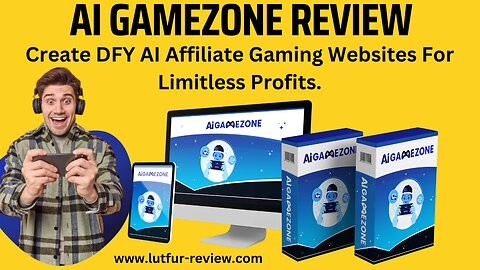 AI GameZone Review – Create DFY AI Affiliate Gaming Websites For Limitless Profits.