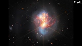 NASA's James Webb Telescope discovers a galactic merger