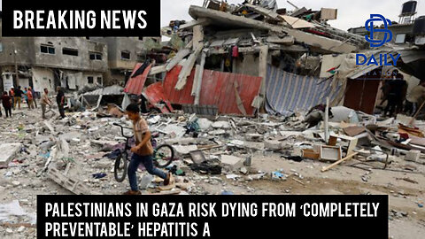 Palestinian kids in Gaza risk dying from ‘completely preventable’ hepatitis A|Breaking|