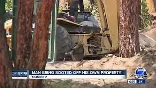 Man being booted off his own property
