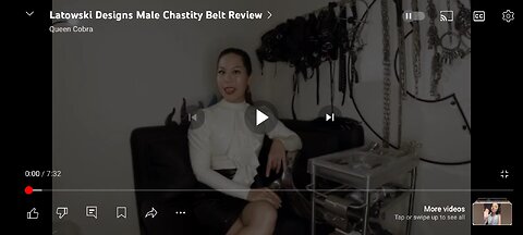Troon reviews a chastity belt (non nude)
