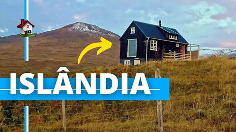 SURREAL! Casa na Islândia no Ártico com Aurora Boreal
