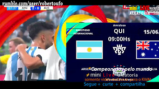 Amistosos FIFA 2023 mini #live ARGENTINA 2 x 0 AUSTRALIA - 9min