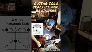 How to play a guitar solo in minutes! For Beginners #shorts #guitar