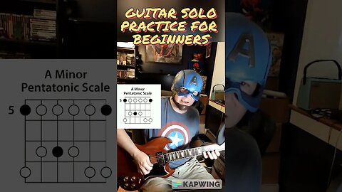 How to play a guitar solo in minutes! For Beginners #shorts #guitar