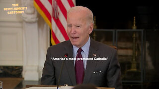 Biden the "America's most prominent Catholic" for abortions.