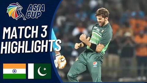 Match 3 Highlights | India Vs Pakistan | Cricket News