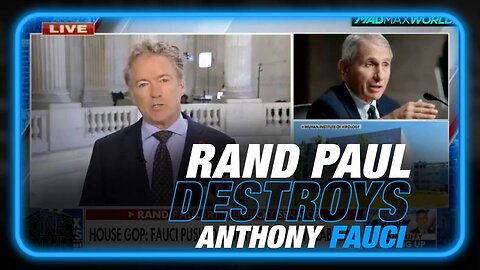 VIDEO: Rand Paul Destroys Anthony Fauci, Genocidal Maniac Now in Panic Mode