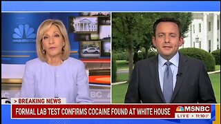 MSNBC Host Is SHOCKED Cocaine Was Found In Biden's White House