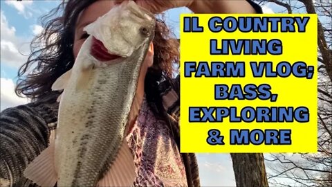 ILLINOIS FARM VLOG! Mrs. Kappers Bass, farm chores & more! 03-07-20