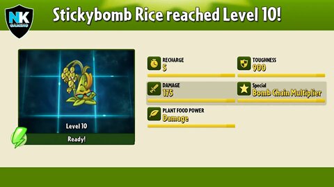 PvZ 2 - Stickybomb Rice - Level 10 Preview